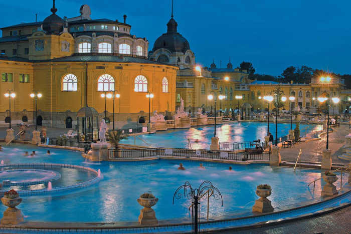The water temperatures in different pools vary according to its depths and convenience of the people.