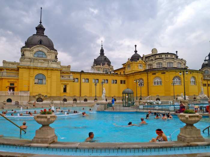 Szechenyi Baths, are said to be Europe’s largest bathing zone having a high degree of medicinal components.