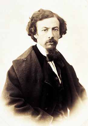 By Gustave Le Gray, who lived from 1820 through 1884. This is a cropped form of the photo. Image in the public domain.