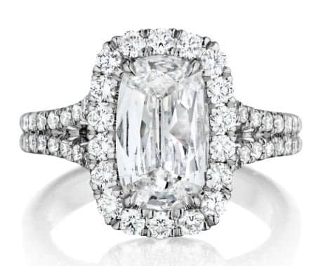 This Henri Daussi engagement ring from Solomon Brothers via Amazon will stretch your budget, but only a little.