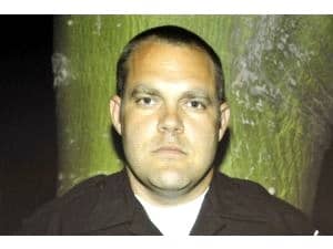 Joseph Wolfe, one of 3 policemen who beat Kelly Thomas who later died from his injuries. Charges were dropped against Wolfe when his fellow officers were acquitted.
