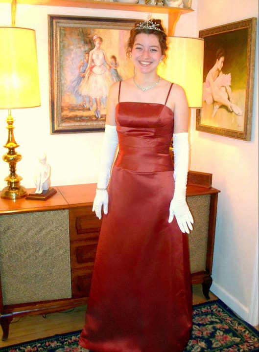Opera gloves, a tasteful vintage tiara and matching necklace and earrings will really give a beautiful vintage gown the wow effect.