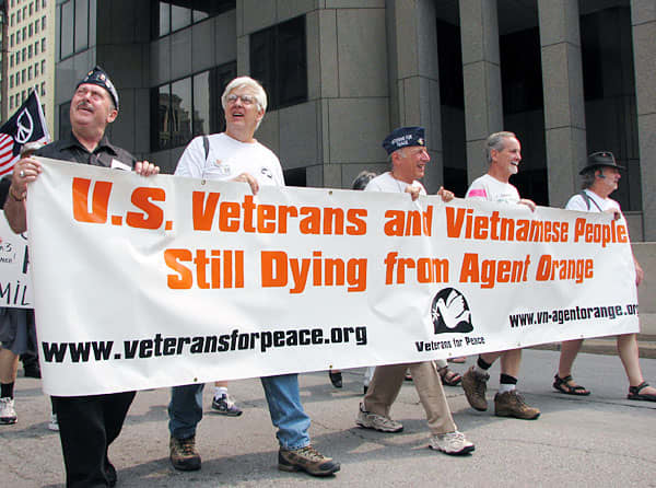 July 1978 - a $10 million lawsuit against developers of Agent Orange became a Class Action suit - settled for $180Million. In 1978, V.V.A.A.O. founder Paul Reutershan died of cancer. Song in article is his. I died in Vietnam but I didn't know it.