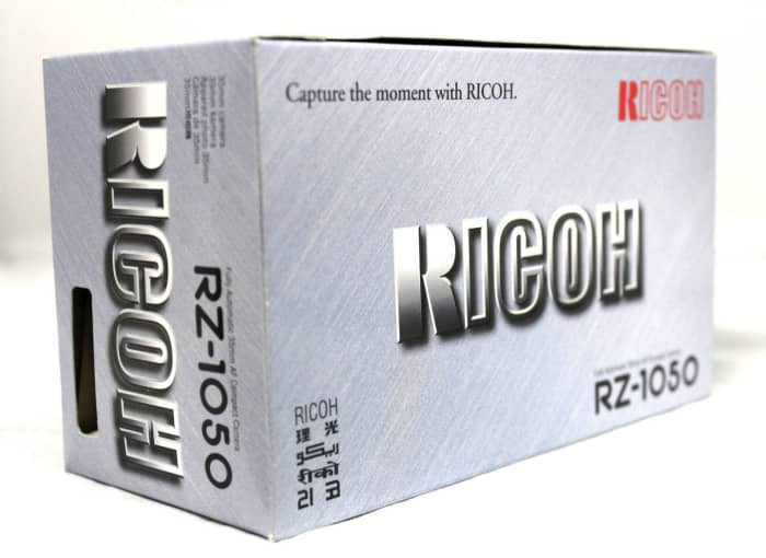 The last of the point and shoot Ricoh cameras was the Ricoh RZ -1050 automatic 35MM AF camera which was fully automatic 35MM AF compact model
