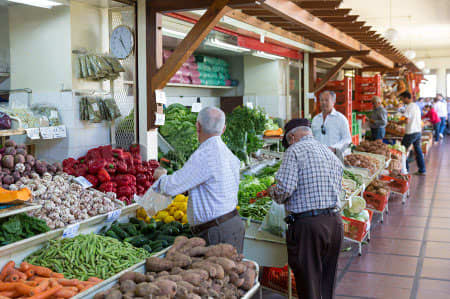 Fresh fruit and vegetables from a market are the best way to make sure you're getting the vitamins and nutrients needed for a healthy immune system.