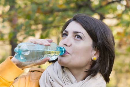 Buy a 600ml spring water bottle from a supermarket, then add the hydrogen peroxide drop by drop to a maximum of 8 drops. Shake vigorously.