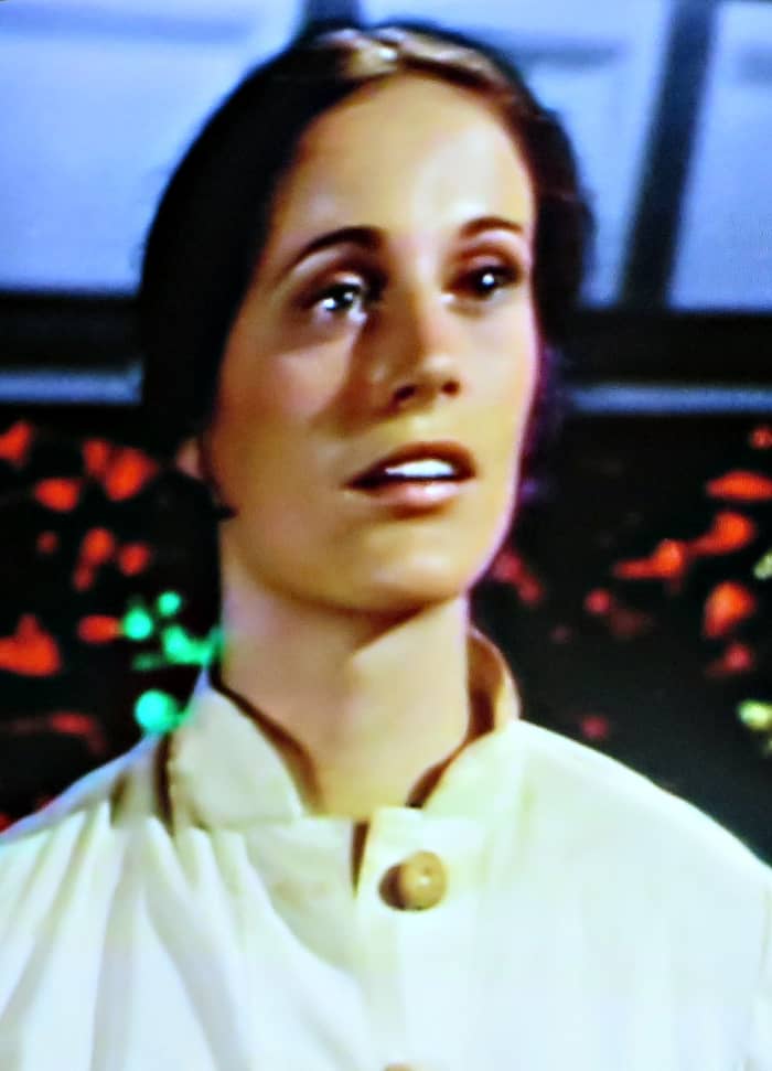 Gay Rowan who plays Rachel in “The Starlost” she was born in 1948 in Toronto which is in Ontario Canada. She also played in “The Girl in Blue” which came out in 1973 and in the movie “Sudden Fury” which premiered in 1975.