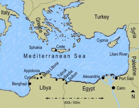 The Eastern Mediterranean theatre of war. The war had gone well against the Italians, so troops were sent ill advisedly to Greece to stop the Germans'southward advance