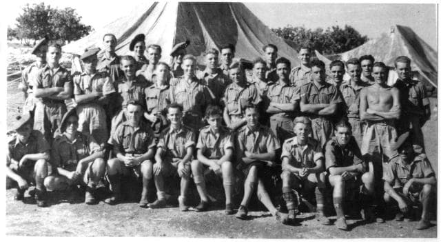 Men of 'C' Battalion (11 - Scots - Commando) in Egypt after withdrawal from Crete
