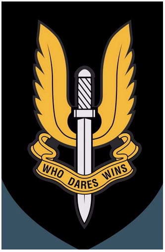 That SAS cap badge - earn one if you can! Recruitment is open periodically from all combat regiments, but training in necessarily hard to enter the crack regiment of the British Army