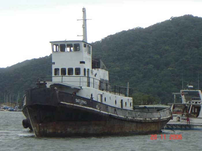 This old ship had a working life of some 85 years working in Brazil, built at the Leith Shipyards in Scotland