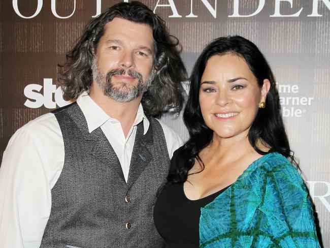 Ron E. Moore, executive producer of Outlander, the TV series and Diana Gabaldon, the author of the novels. The TV series, Outlander, is the merging of these two great artists.