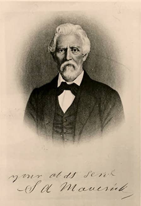 Samuel A Maverick, A Texas Rancher who gave the word Maverick to English language by refusing to brand his cattle.