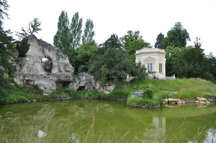 The octagonal Belvedere was built between (1778-81), and consecrated to the four Seasons, in the newly-informal gardens of the Petit Trianon at Versailles.