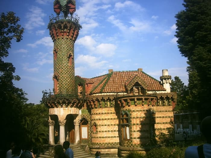 El Capricho ("The Folly") is a building in Comillas, Spain designed by Antoni Gaudi. It was built in 1883-1885 as a summer villa for Maximo Diaz de Quijano.