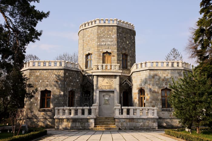 The Iulia Hasdeu Castle is a folly house built in the form of small castle by historian and politician Bogdan Petriceicu Hasdeu in the city of Câmpina, Romania in 1893.