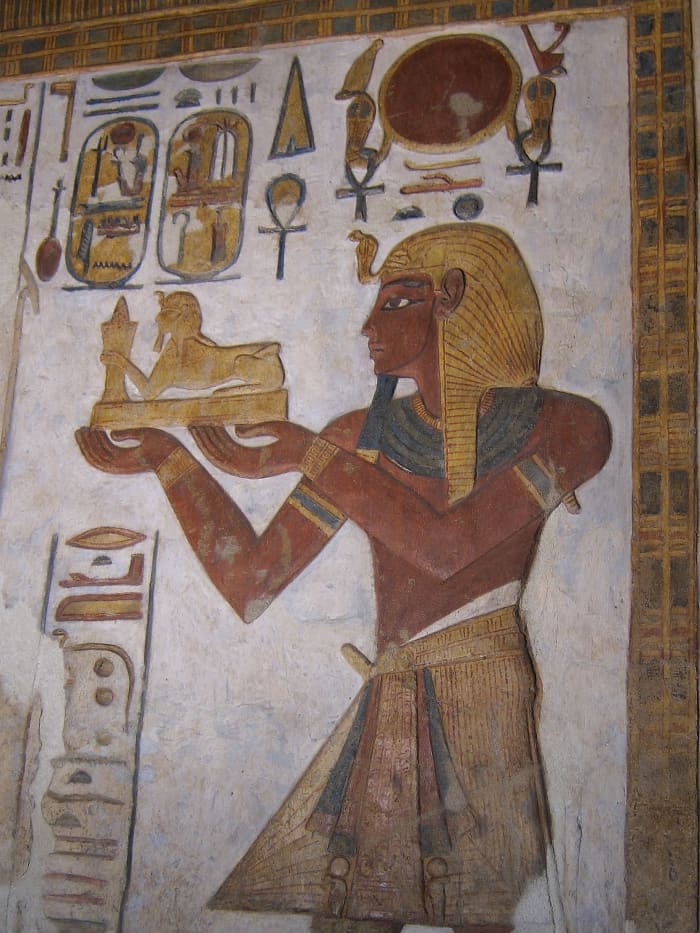 Pharaoh Ramesses III, the father of Unknown Man E