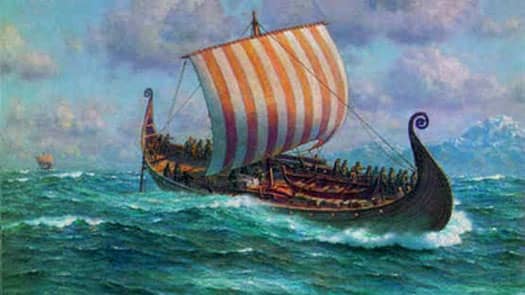 Viking Longship at large! Magnus 'Barelegs' took his fleet around the Northern Isles and through the Irish Sea