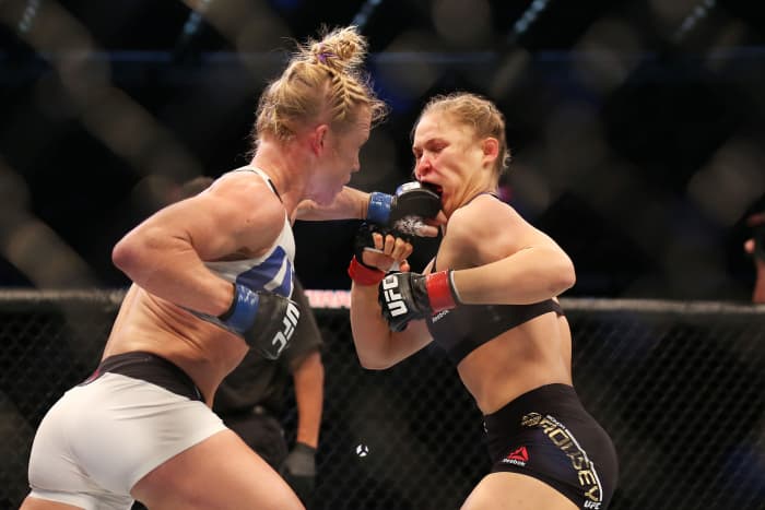 Arranged fights can have their own set of unknown factors. However that is usually within the realm of skill. There's no risk of death. Fear can be more easily controlled.