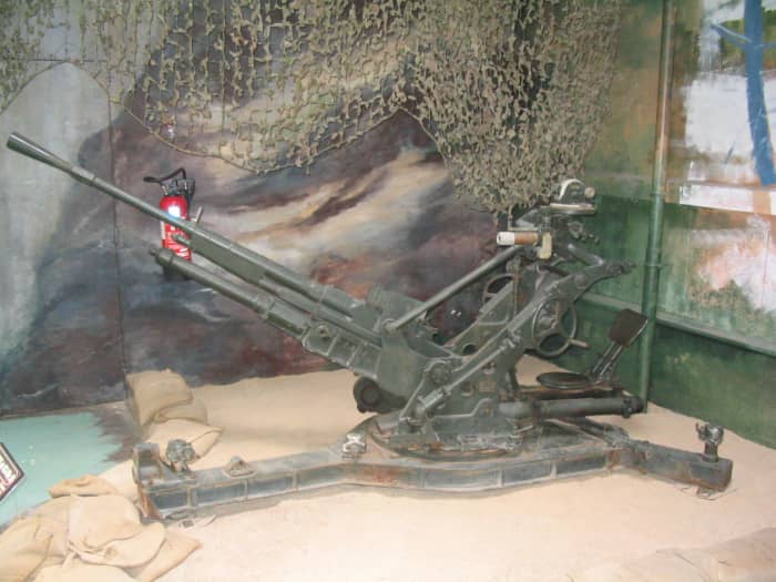 The French had far too few anti-aircraft guns defending their front and their airfields, and much of what they had were 75mm guns that were not useful enough against strafing aircraft.