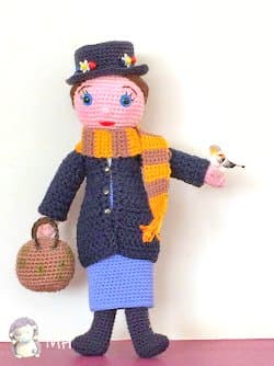 Mary Poppins Amigurumi Doll: Free Crochet Pattern! - HubPages