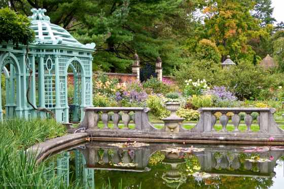One of five thematic gardens, reflecting peace and civility