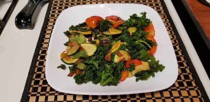 Kale is an excellent source of vitamin K. One cup of chopped cooked kale has more than eight times the daily requirement.