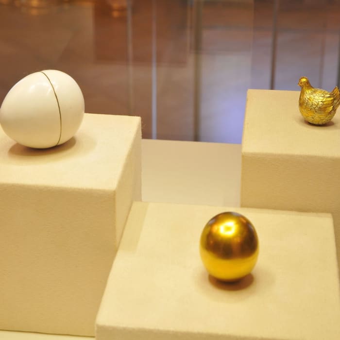 The Faberge Hen Egg And Surprise 1885