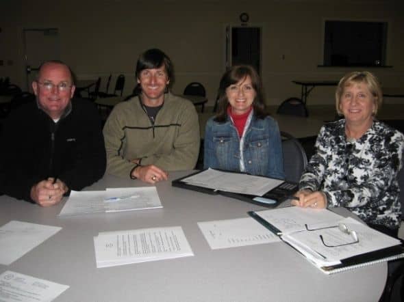Good Leadership is the Key to a successful organization L to R - Mark Majors, Kern Cox, Kim Beck, Regina Forrest