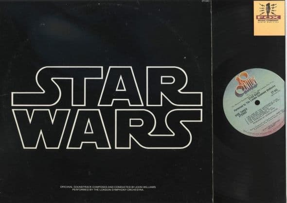 "Star Wars" Episode IV: A New Hope 1977 20th Century Records 2T-541 2 12" LP Vinyl Record Set (1977) Soundtrack Composed and Conducted by John Williams Performed by the London Symphony Orchestra