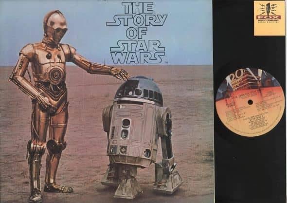 "The Story of Star Wars" 20th Century Records T-550 12" LP Vinyl Record (1977) Narrated by Roscoe Lee Brown