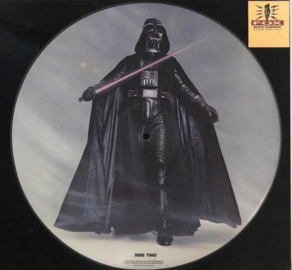 Star Wars "The Story of Star Wars" 20th Century Fox Records PR 103 12" Vinyl Picture Disc (1972) Darth Vader Side 2