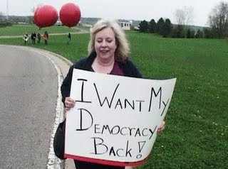There are people who feel that they have lost the Democracy. How one loses their democratic right to have a democracy in America, remains a perplexing issue.