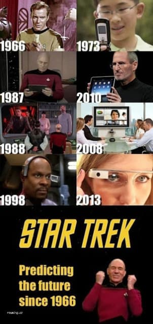 Star Trek provides a prime example of “what once was fantasy, is now reality.” Things that many scientists say are impossible today may never come to pass, but some will. And that’s one of the most awesome things about the scientific method: the read