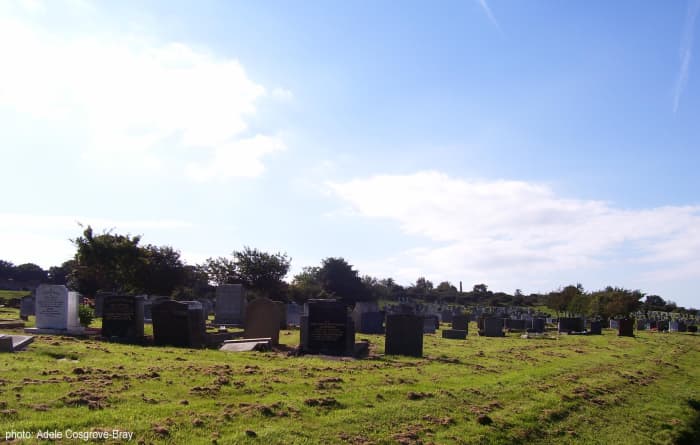 The exit comes out on Black Horse Hill, which leads right back to Grange Road and the train station and beach. The war memorial can be seen on the photo's horizon.