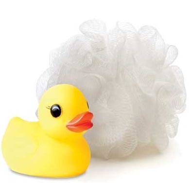 Lather up your arm pits with a loofah or bath sponge before you shave. (image source: socialpooch.com)