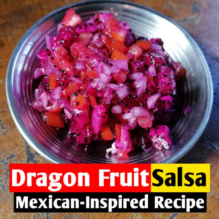 Dragon fruit salsa