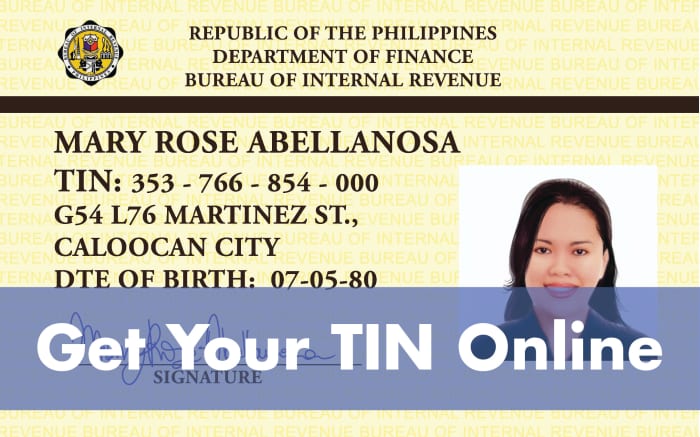 How To Get A TIN Online—Getting Tax Identification Number From The BIR ...