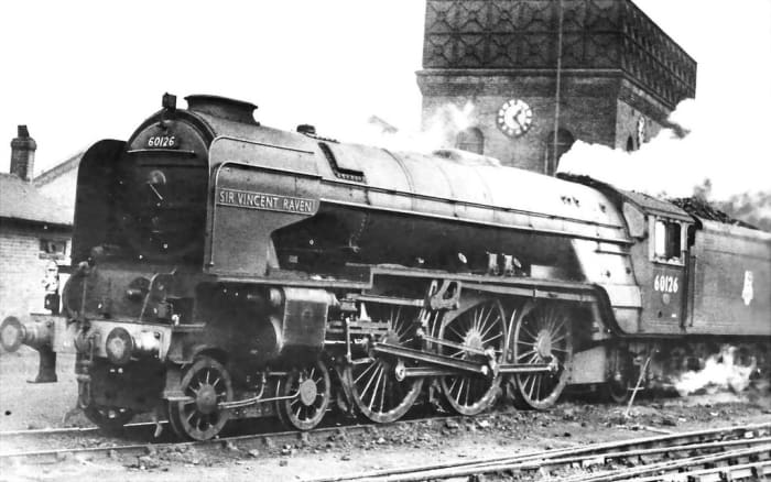 A1 60126 'Sir Vincent Raven' of Heaton Shed (52B) - was this picture taken 'at home'? A projected addition, probably a Bachmann Branchline model next time. If I can't get 'Vincent Raven' it'll be a stablemate, possibly with Fox detailing again