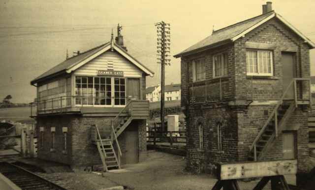 In the 1970s at Seamer near Scarborough the original NER signal cabin still stood near the entrance to the goods depot close to the more recent structure