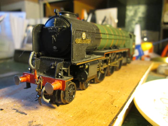 ... Here's my version, a Hornby Class A1 renamed and renumbered from 60163 'Tornado' to 60147 'North Eastern' of Gateshead shed (52A)
