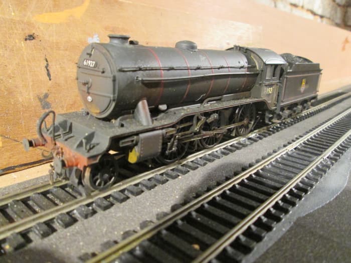 Hull Dairycoates K3 61927 (Bachmann, bought at Monkbar Models in York) stands in the fiddleyard, ready to attach to a working
