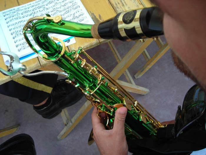 Green saxophones may look very appealing, but it does not just distract the band and the director - it can be an ISO.