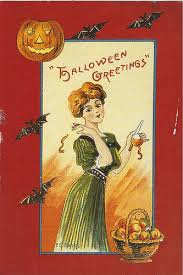 A divination game of peeling an apple, throwing the peel over ones shoulder, then looking to see what letter was formed out of the fallen peel. The letter would correspond to the initial of one's future husband.