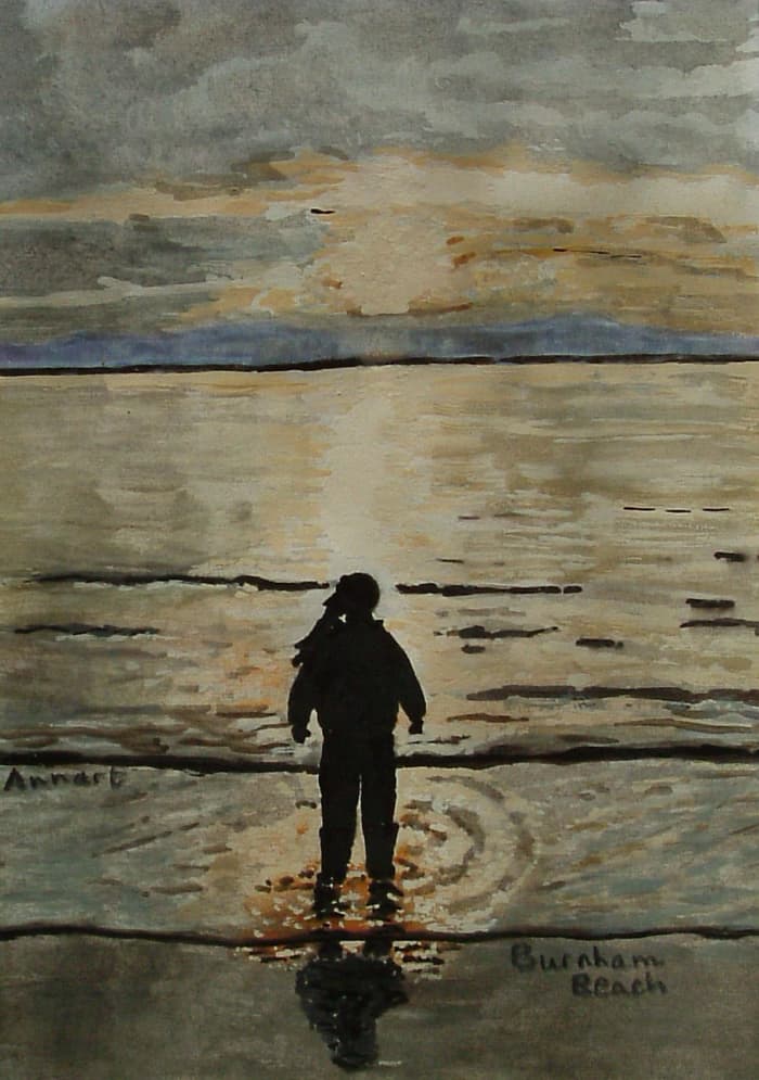 This is a photo. This is a painting. I challenge you to make a story from this. Paint a story. Capture the photo in your words.
