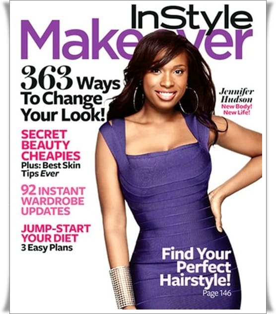 Jennifer Hudson gracing the cover of InStyle Makeover magazine. Photo: Courtesy of InStyle magazine.