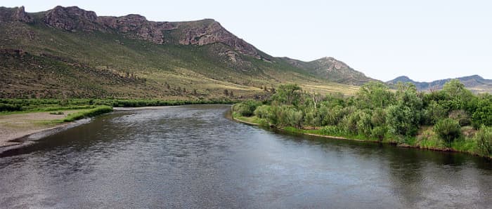 Genghis Khan is said to be buried close to, or beneath, the Onon River (near his birthplace in Mongolia).