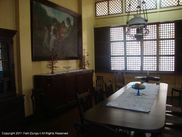 So this is where the Rizal family used to dine and eat. Imagine the life of the wealthy people in the Philippines1861 and beyond...