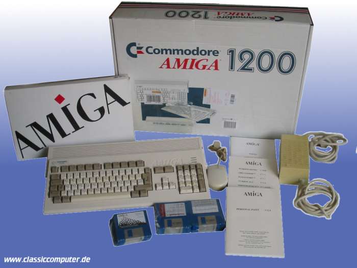 A fully boxed Amiga 1200