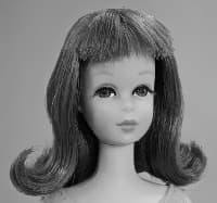 The Flip was so popular even Mattel got in on the act with "Francie", Barbies groovier cousin. Image from Vintagedollsguide.com